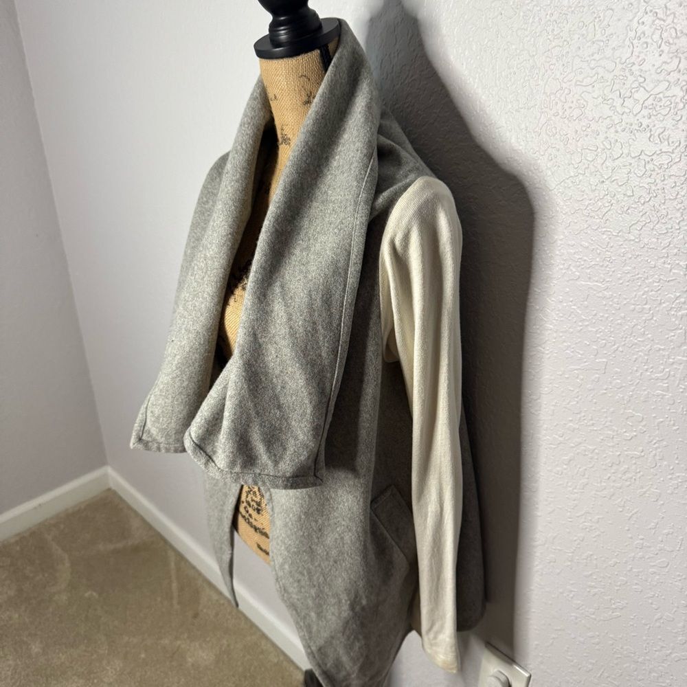 Harputs Own Wool Blend Open Front Long Line Shawl… - image 2